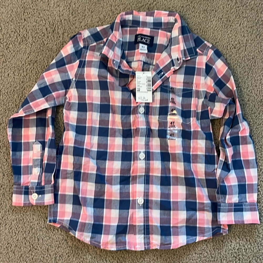 Brand new children’s place Size 4T button down.